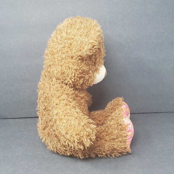 Build A Bear Treat Teddy 16" Stuffed Animal Plush Happy Birthday Dark Brown Gift - Picture 2 of 7